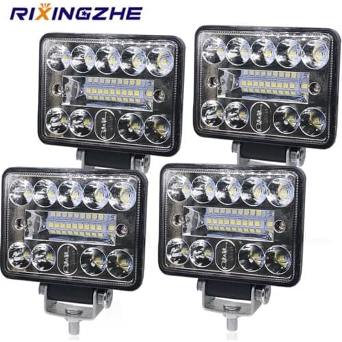 4PCS led bar 54W Work bar Wrok Light LED lightbar 3030 LED 18SMD for Truck Tractor SUV 4x4 Car Led Headlights Lighting Spot 12V