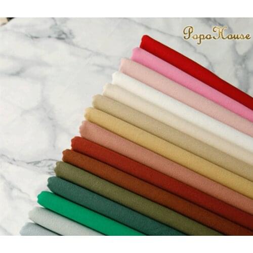 50cm * 150cm / Piece, Morandi Solid Color Thickened 100% Cotton Fabric, Clothing, Handbag, Tablecloth Fabric, DIY Hand Material