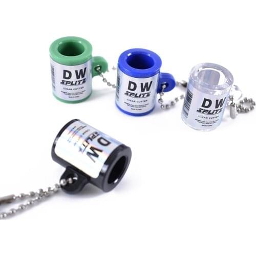 500pcs Plastic Cigar Cutter Cigarette Scissors Knife Portable Key Chain Smoking Tool Blunt Splitter Accessories W0046