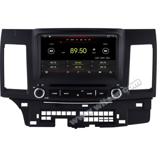 8" Android 10 OS Car DVD Multimedia Navigation GPS Radio for Mitsubishi Lancer 2006-2015 with Built-in Digital Signal Processor