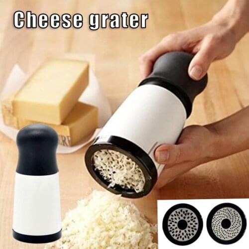 Abs+stainless Steel Cheese Grater 2 Pattern Blade Kitchen Gadgets Chocolate Grater Diy Butter Food Mill Cheese Grater Slicer