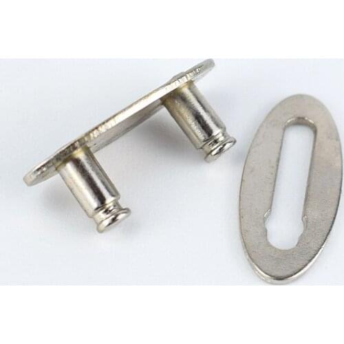 Bike 100 Links Chain Fixed Gear Bicycle Single Speed Chain Replacement For Universal Speed System Oval Shape