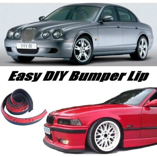 Bumper Lip Deflector Lips For Jaguar S-Type S Type Front Spoiler Skirt For Car Tuning / Body Kit / Strip