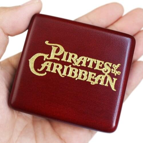 Sinzyo Handmade Wooden Davy Jones Music Box Birthday Gift For Christmas/Birthday/Valentines day gift Wine red