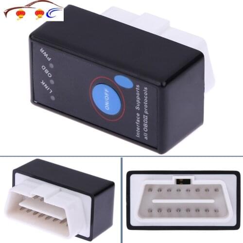 Super V2.1 Elm327 Bluetooth Elm 327 Obd2 ObdII Can-bus Diagnostic Tool Auto Car Scanner Switch Works On Android Symbian Windows