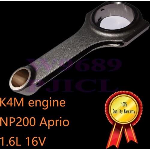 K4M car NP200 Aprio standard length China manufacturers high quality A conection big bolts steel crank shaft forging H beam rod