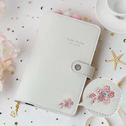 Girl Heart Net Red Ins Wind Loose-leaf Hand Book Simple and Fresh A5A6 Hand Book Note Notebook Stationery