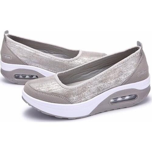 Sunmer Women Sneakers Fashion Women Vulcanized Shoes Breathable Mesh Casual Walking Sneakers Lightweight Ladies Platform Shoes