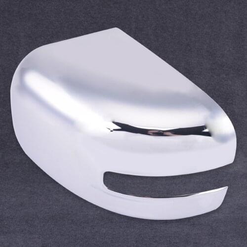 Car Front Left Rearview Side Wing Mirror Cover Chrome Style Cap ABS Fit For Jeep Renegade 2015 2016 2017