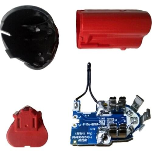 M12 Battery Plastic Case (No Battery Cell ) PCB Circuit Board for 12V 1.3Ah 1.5Ah 48-11-2411 Li-Ion Battery