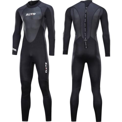 Scuba Diving Men 3mm Neoprene Wetsuit Surfing Diving Clothing Underwater Gun Spearfishing Kitesurf Surf Wetsuit Body Suit Black