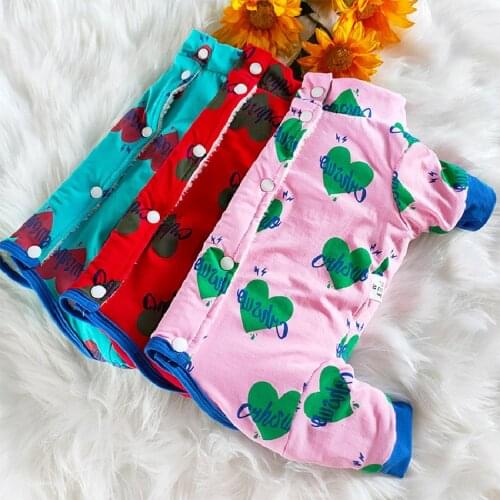 Girl Dog Clothes Winter Warm Pet Outfit Garment Jumpsuit Puppy Coat Yorkshire Pomeranian Bichon Poodle Schnauzer Clothing Pants