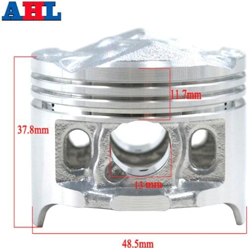 Motorcycle Engine Cylinder Bore Size 48.5 ~ 49.5 mm Piston & Rings For Honda CBR250RR CBR22 KAZ MC22 MC23 Jade250 Hornet250