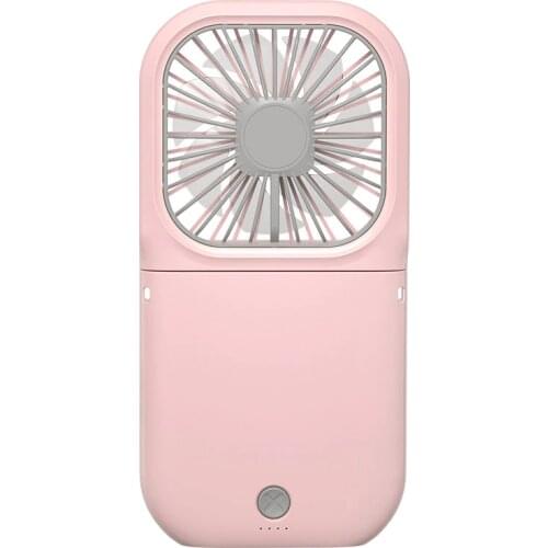 IHoven Portable Mini Fan USB Rechargeable 3 Speed Adjustable Hand Free Fan Air Cooler Cooling Conditioning For Home Outdoor