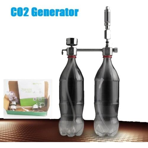 ZRDR Wyin Aquarium CO2 Generator System DIY Kit Solenoid Valve Pressure Air Flow Adjustment Water Plant Fish Co2 Valve Diffuser