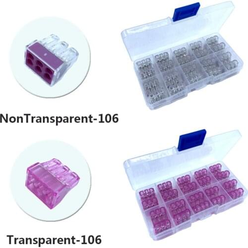 Connector 733-106 20PCS/Box Insert Type Wire Quick Connect Terminal Block Lighting Accessories China Free Shipping