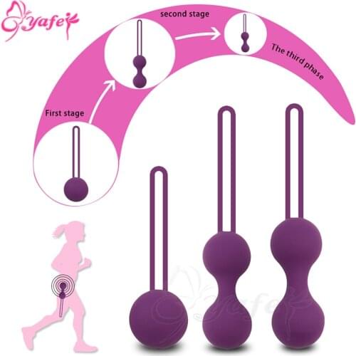 Kegel Balls Smart love ball Vaginal tighten exercise machine Vibrator ,Vaginal Geisha Ball Ben Wa ball Sex toy for Woman