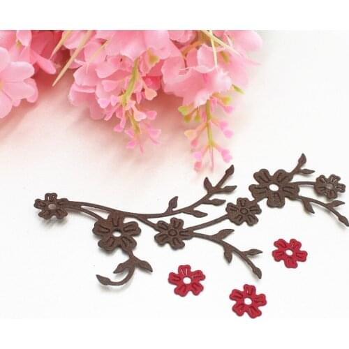 Plum blossom die cut For DIY Scrapbooking Photo Album Embossing Paper Cards Decorative Crafts