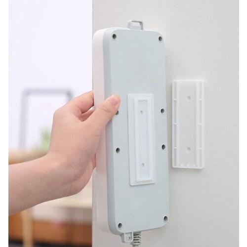 1Pcs Convenient Space-saving Fixed Plug Board ABS Hook Creative Multi-Function Household Strong Traceless Remote Control Hook