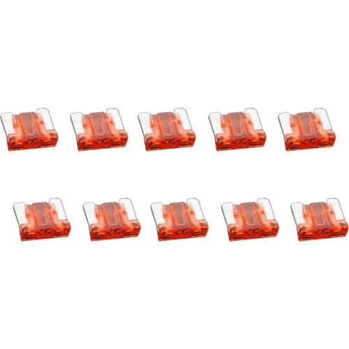 100 PCS 10A Mini Fuse, Automotive Fuses Blade,The fuse Insurance insert The insurance of xenon lamp piece Lights Fuse