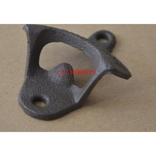 100pcs/lot Free Shipping Retro Metal Wall Mount Bottle opener beer bottle opener