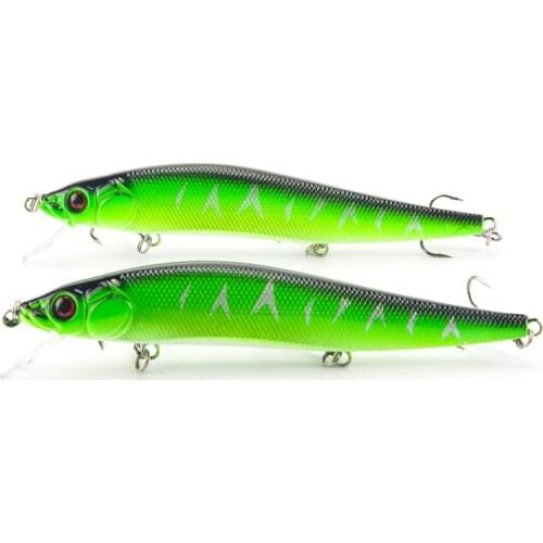 Outdoor Fishing 2pcs/lot plastic fishing lures 14CM/23g fishing bait minnow bass Floating lure fishing tackle 3 Treble Hooks