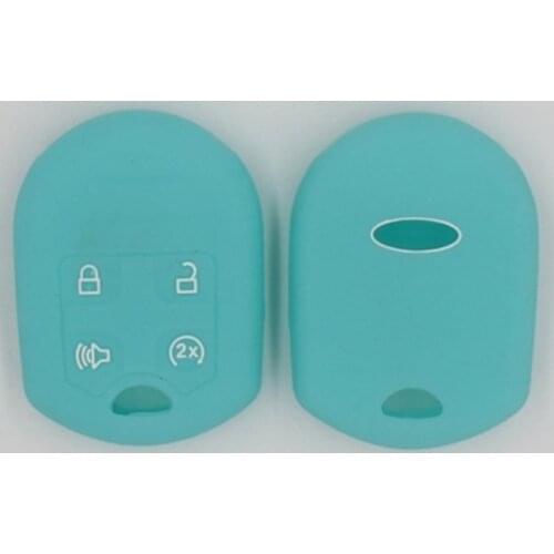 3PC Silicone key fob Protect cover case skin for ford for Puma 2020 fusion Ecosport Ranger Escape flip folding remote holder