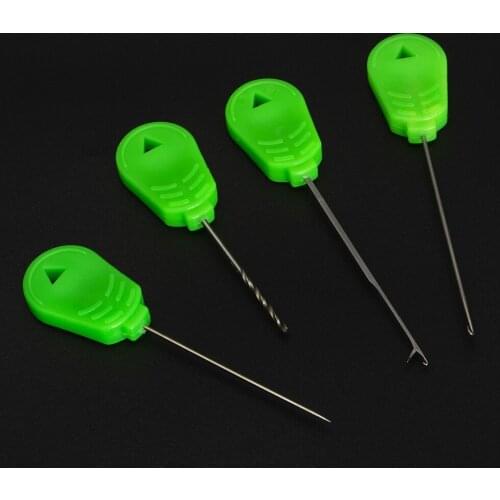 4pcs Carp Fishing Tools Rigging Baiting Needles Threading Bait Accessories Fishing Lure Kit Boillie Needle Fishing Tools