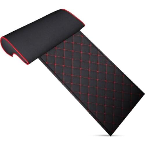 Automobile Seat Leather Leg Pad Support Extension Mat Soft Foot Support Leg Leather Cushion Knee Pad Memory Universal