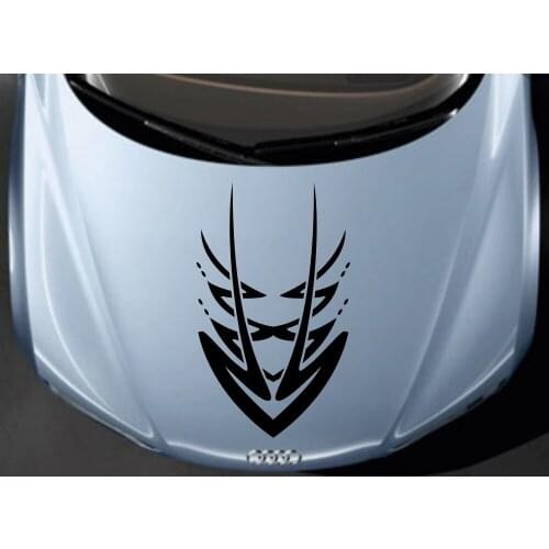 Car decals Trible Flames 16.5''x27.5'' Truck Vinyl Graphics Motor Hood stickers CG62