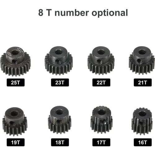 RC Car Motor Gear Steel 48P 3.17mm 23T for HSP Redcat traxxas Tamiya hpi rc4wd axial RC Car