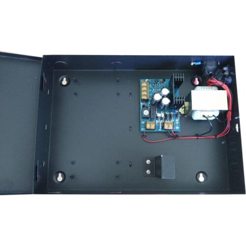 Access control Power case 220V input Supply 12V5A output for Access Control, with 12V 7Ah battery space, min:1pcs