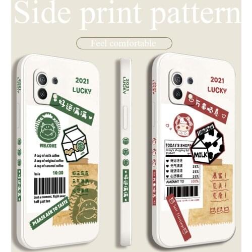 Milk Box Phone Case For Xiaomi Mi 11 10T 10T Pro 10 S lite Ultra 9T 9 8 Note 10 Pro Poco F3 F2pro X2 Silicone Cover