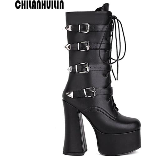 CHILANHUILIN Women's High Boots