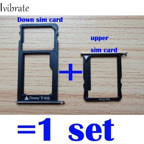 1 set For Huawei honor enjoy 5X KIW-TL00 KIW-TL00H Sim Card Slot Tray Card Holder enjoy5X Phone Sim Card Holder Tray Card Slot