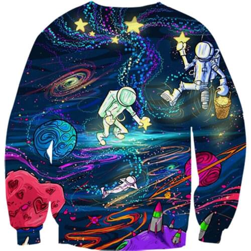 JUMEAST New Hoodies 3D Printing Mens Plus Size Hip Hop Breathable Sweatshirt Blue Men Long Sleeve Hooded Sweatshirt S-7XL