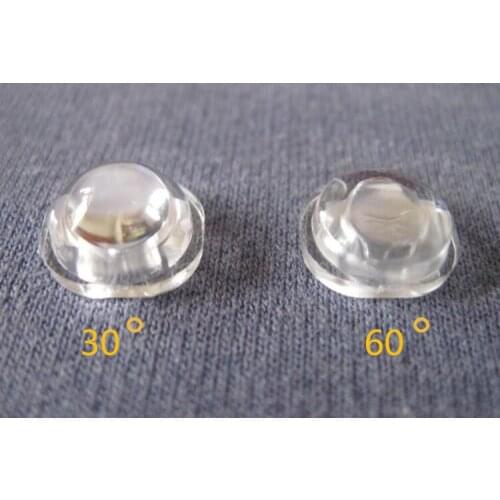 #JZPF-10.5 High quality 5730 LED Lens, 30 degree Size: 10.5X9.2X6mm, 60 degree Size: 10.5X9.2X4.2mm, Clean surface, PMMA