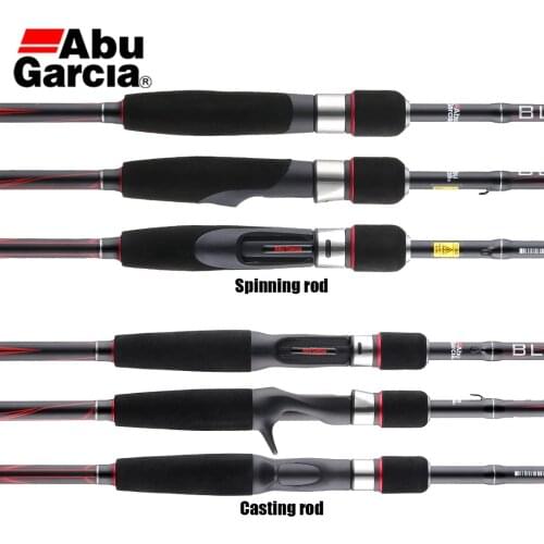 Abu Garcia New Black Max BMAX Baitcasting Lure Fishing Rod 1.98m 2.13m ML M MH Power Carbon Spinning Fishing Rod