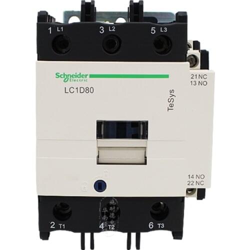 Schneider AC contactor LC1D80 80A B7C F7C M7C Q7C 24V 110V 220V 380V