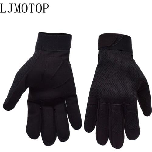 High Quality Motorcycle Gloves Full Finger Fiber Leather Outdoor Gloves For DUCATI Monster M600 M620 M750 M900 Scrambler 1100