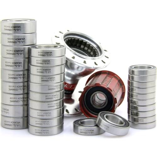 Flower-Drum Gear Ratchet CERAMIC BEARING Mountain Bicycle Bearing Axial System Hub 6902 6903 6802 6803RS Si3N4