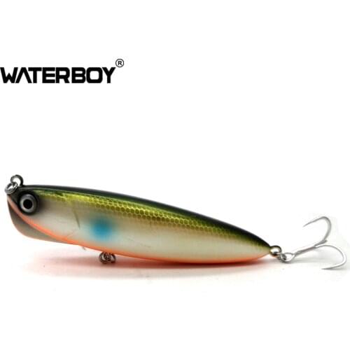 WATERBOY 12 Colors Pencil Fishing Bait 9cm 18g Slow Sinking Hard Lure Factory High Quality Product with Mustard Hook