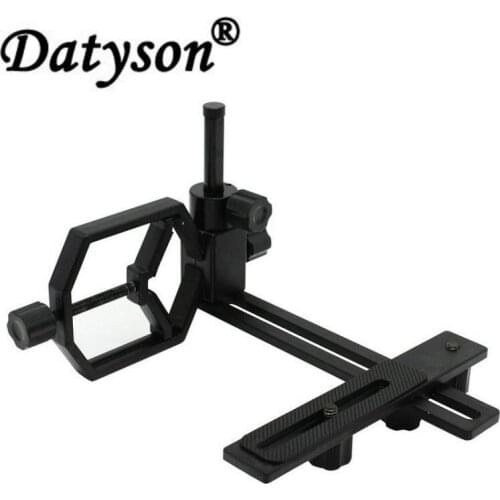 Datyson Adjustable Telescope Camera Mount Adapter for Telescope/Monocular/Spotting Scope and optional clamps for mutli-purposes