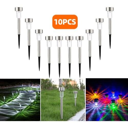 LED Solar Garden Light Outdoor Solar Lawn Lamps Waterproof Landscape Lighting For Garden Decoration Solar Powered Path Lights