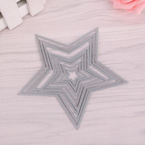 Star Cutting Dies Stencil DIY Scrapbook Album Paper Card Embossing Tool Decor for cutting dies
