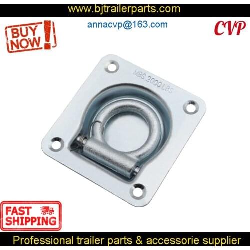 Recessed Tie Down Deck Point Anchor Ring lashing Ring Rope D Ring Trailer Parts RV Camper Caravan Accessories