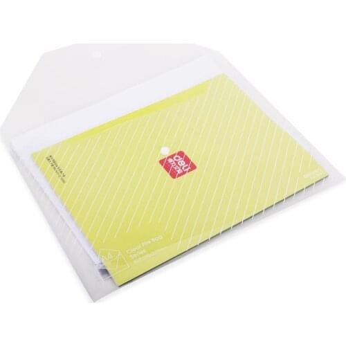 10pcs 5501 file bag A4 transparent document bag document bag snap data file bag