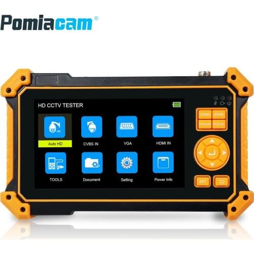 WANGLU Tester monitor-8MP CVI TVI AHD Analog 4 IN 1 VGA & 4K HDMI input HD Coaxial CCTV Tester HD3100 HD3200