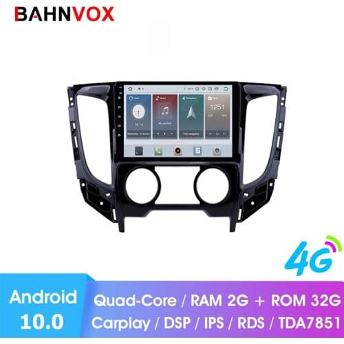9" android 10.0 RAM 2G car gps dvd player for Mitsubishi TRITON L200 MT 2015 car radio multimedia navigation stereo headunit DSP