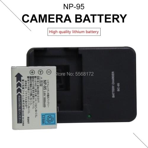 1pcs Battery NP-95 NP 95 Rechargeable Camera Battery For FUJIFILM FinePix F30 F31fd Real 3D W1 X-S1 X100 +1PCS BC-95 Charger